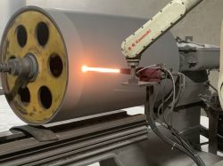 Trục mạ phun phủ Tungsten Carbide